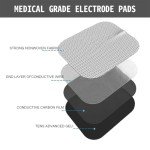 10PCS Self-Adhesive TENS Unit Electrodes Pads