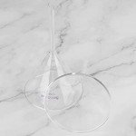 BorinGlass 2-Pack Short Stem Glass Lab Funnels