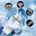 34Pcs 25ml Mini Glass Jars with Screw Caps