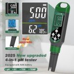 GIDIGI 4-in-1 Digital pH Meter & Tester