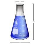 1000ml Narrow Mouth Erlenmeyer Flask, Borosilicate Glass