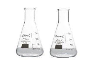 Erlenmeyer Flask Set, 250ml, 2 Pack