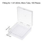 100-Place Lockable Centrifuge Tube Storage Box