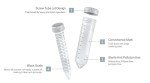 50mL Sterile Centrifuge Tubes with Colored Caps