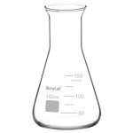 Stonylab 150 ml Glass Wide Mouth Erlenmeyer Flask