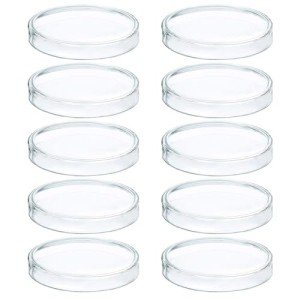 10 Pcs High Borosilicate Plastic Petri Dishes