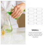 10 Pcs High Borosilicate Plastic Petri Dishes