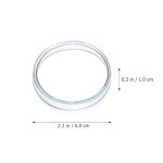 10 Pcs High Borosilicate Plastic Petri Dishes