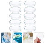 10 Pcs High Borosilicate Plastic Petri Dishes