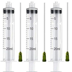 20ml Plastic Syringe Pack with Blunt Needles