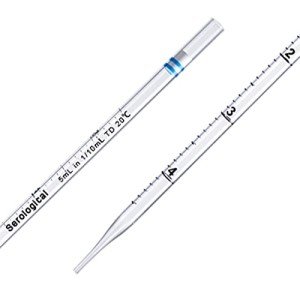 Sterile 5ml Graduated Pipettes, Individually Wrapped, 100 Pack