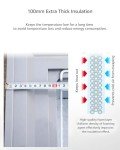 Bonxrdun 50L -86℃ Ultra Low Temp Lab Freezer
