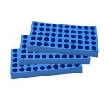 3-Pack Stackable Vial Racks for HPLC Bottles