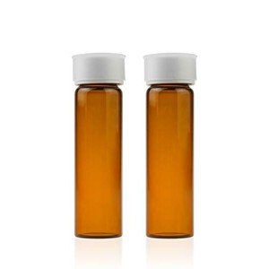 Amber Glass 40 ML Screw Neck Vials - Case of 72