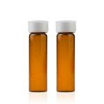 Amber Glass 40 ML Screw Neck Vials - Case of 72