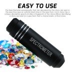 Pocket-Sized Handheld Diffraction Spectroscope for Gemstone Identification