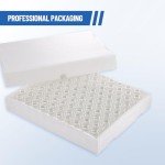 100 Pack 5ml Clear Glass Vials with Caps