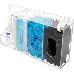 Hand Sanitizer and Glove Holder Dispenser Station