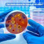 200 Pack Sterile Plastic Petri Dishes, 90mm