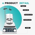 JOANLAB Digital Magnetic Stirrer Hot Plate Mixer