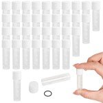 120pcs 2ml Plastic Vials for Lab Use