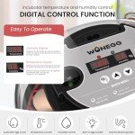 12 Egg Incubator with Auto Turning & Humidity Control