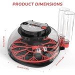 12 Egg Incubator with Auto Turning & Humidity Control