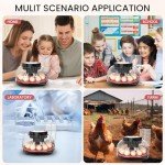 12 Egg Incubator with Auto Turning & Humidity Control