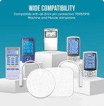 20-Pack Latex-Free TENS Unit Replacement Pads