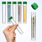 10 Pack of 20ml Clear Plastic Vials with Caps