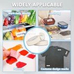 Removable Freezer Tape for Food Labels, 2 Rolls
