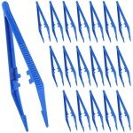 250 PCS Disposable Plastic Tweezers with Grip