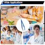 250 PCS Disposable Plastic Tweezers with Grip