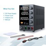 WANPTEK DC Power Supply 0-30V 10A Adjustable