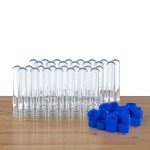Large Plastic Test Tubes with Caps - 30 Pack