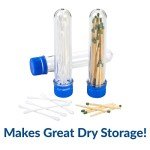 Large Plastic Test Tubes with Caps - 30 Pack