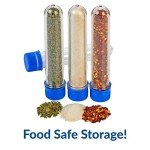 Large Plastic Test Tubes with Caps - 30 Pack