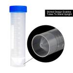 50 Pack of 50ml Screw Cap Centrifuge Tubes