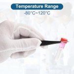 PATIKIL 0.5mL Cryogenic Vial Storage Tubes, 48 Pcs