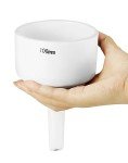 QWORK 100mm Porcelain Buchner Funnels - 2 Pack