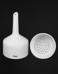 QWORK 100mm Porcelain Buchner Funnels - 2 Pack