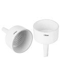 QWORK 100mm Porcelain Buchner Funnels - 2 Pack
