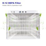Portable HEPA H12 Laminar Flow Hood 17"x13