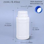 8.45 oz Plastic Reagent Bottle - 3 Pack