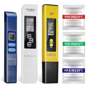 3-in-1 High Precision pH & TDS Meter Set