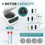 LABHOUSE Benchtop Centrifuge Machine with Timer
