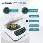 LABHOUSE Benchtop Centrifuge Machine with Timer