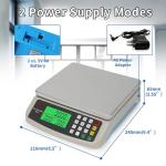 KNSWE 40KG Digital Kitchen & Food Scale