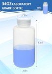 Wide Mouth 1000ml Leak-proof Plastic Storage Bottle