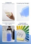 Wide Mouth 1000ml Leak-proof Plastic Storage Bottle